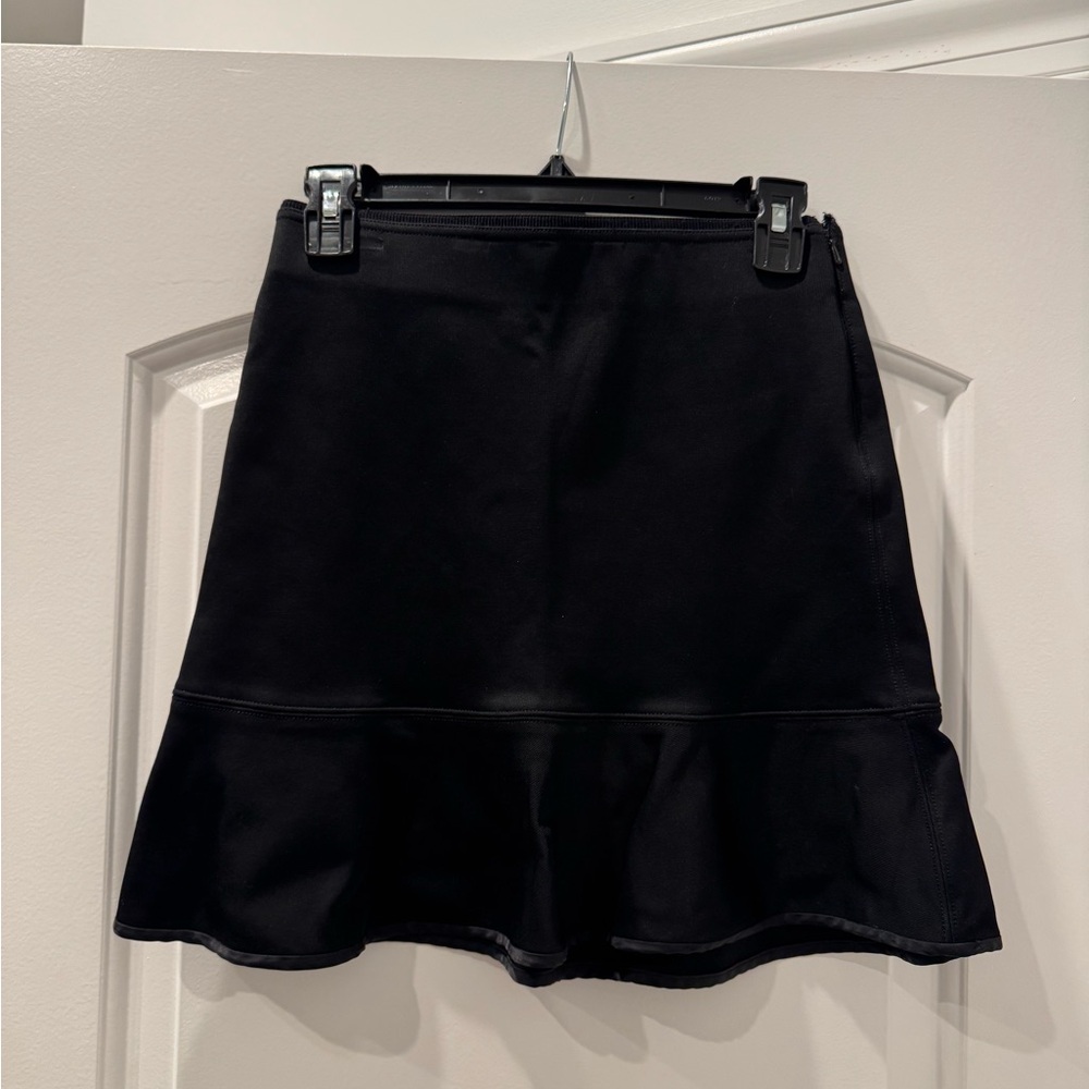 Rag & Bone Elegant Black Ruffle Hem Skirt